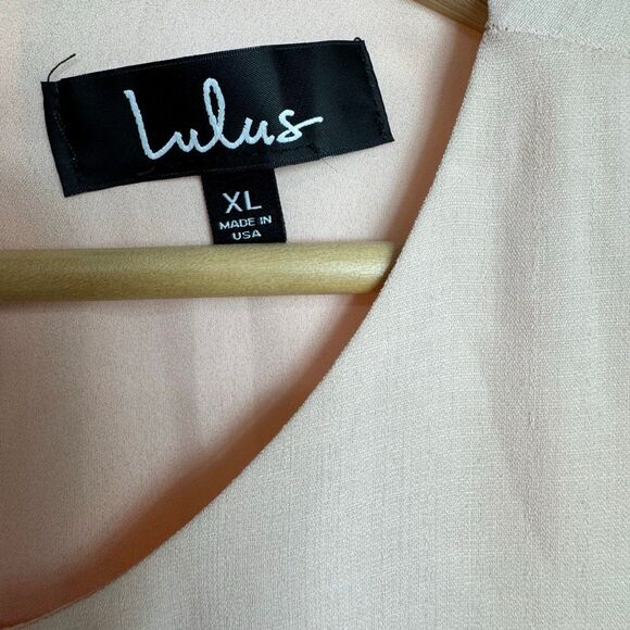 Lulus Shift and Shout Blush Pink Shift Dress XL - Picture 9 of 10